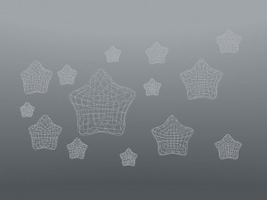 round stars 3D Model