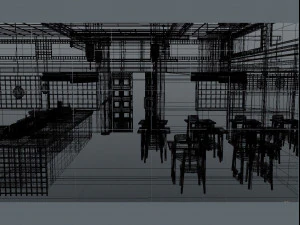 sushi bar 3D Model