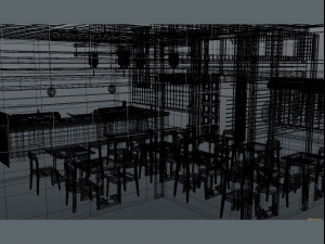 sushi bar 3D Модель