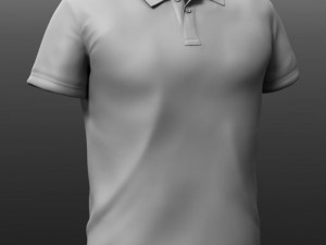 t-shirt polo 3D Model