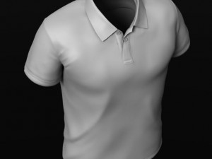 t-shirt polo 3D Model