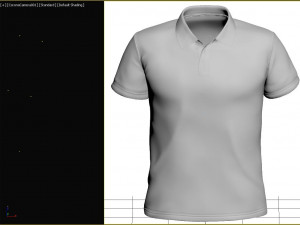 t-shirt polo 3D Model