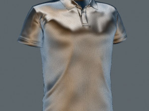 t-shirt polo 3D Model