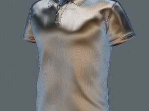 t-shirt polo 3D Model