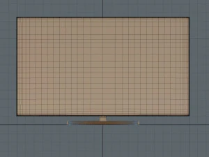 tv lg super uhd 4k 65 inch 3D Model