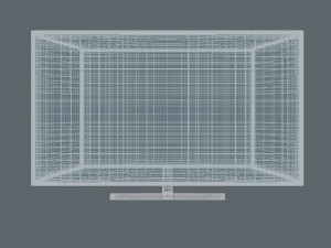 tv lg uhd uk6520 3D 模型