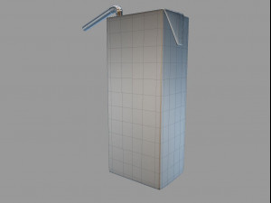 tetra pack juice Modello 3D