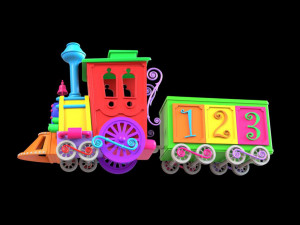 train 3Dモデル