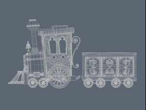 train 3Dモデル