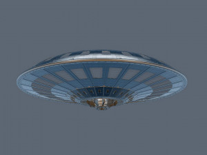 ufo spaceship Modelo 3D