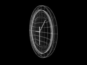 wall clock 3D 模型
