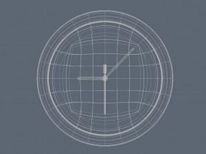 wall clock 3D 模型