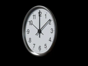 wall clock 2 3D Model