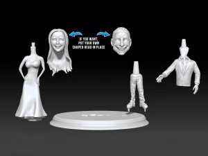 Wedding couple cake decor 3D Print Model