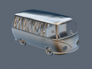 high quality cartoon van 3Dモデル