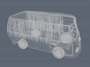 high quality cartoon van 3Dモデル