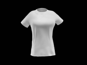Women T-shirt 3D Model