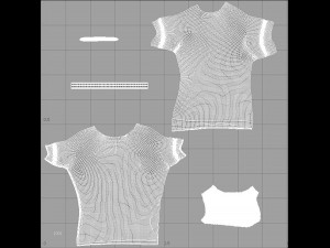 Women T-shirt Modello 3D