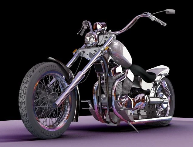 moto personalizzata Modello 3D .c4d .max .obj .3ds .fbx .stl .blend 