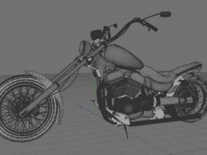 moto personalizzata Modello 3D