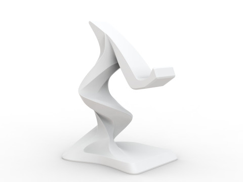 Twist Spiral Phone Stand - STL Ready to Print 3D print model 3D Model