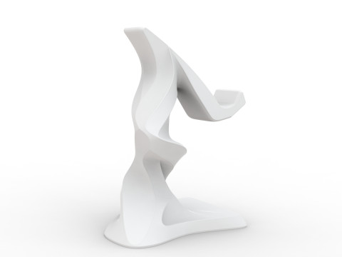 Twist Spiral Phone Stand - STL Ready to Print 3D print model 3D Model
