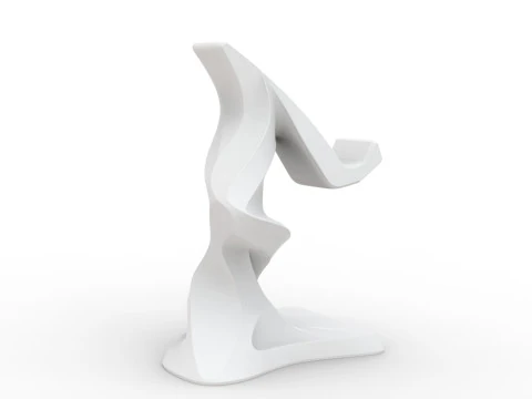 Twist Spiral Phone Stand - STL Ready to Print 3D print model 3D Model