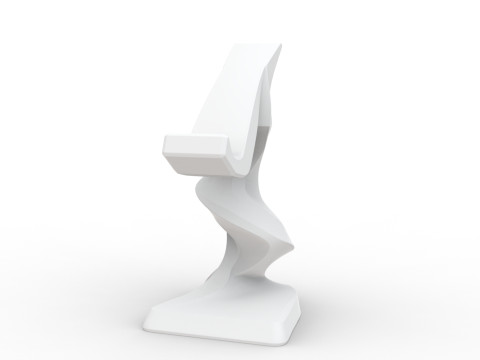Twist Spiral Phone Stand - STL Ready to Print 3D print model 3D Model