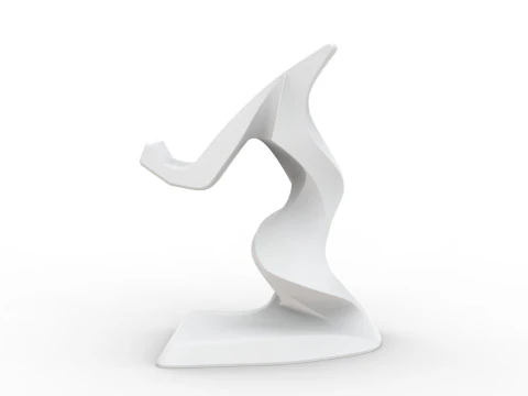 Twist Spiral Phone Stand - STL Ready to Print 3D print model 3D Model