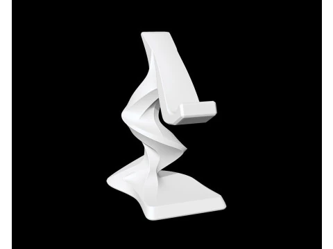 Twist Spiral Phone Stand - STL Ready to Print 3D print model 3D Model