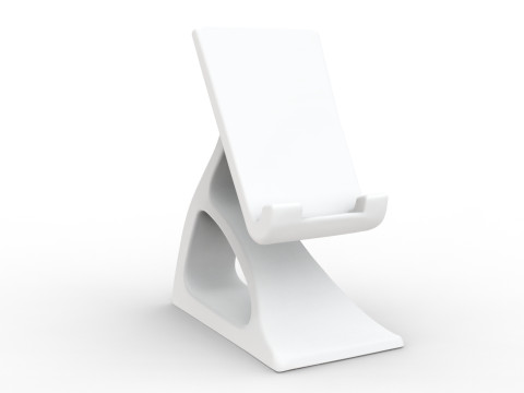 Modern Minimalist Phone Stand STL Ready to Print 3D print model 3D Model