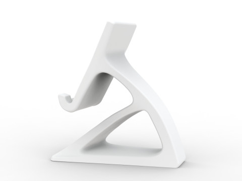 Modern Minimalist Phone Stand STL Ready to Print 3D print model 3D Model