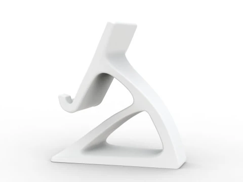 Suporte de telefone minimalista moderno STL pronto para imprimir Modelo de impress&atilde;o 3D Modelo 3D