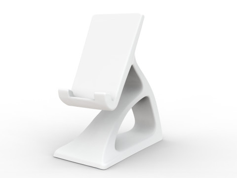 Modern Minimalist Phone Stand STL Ready to Print 3D print model 3D Model