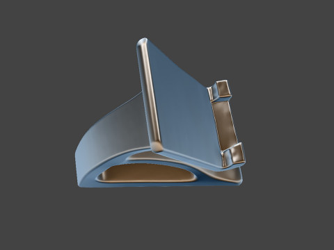 Modern Minimalist Phone Stand STL Ready to Print 3D print model 3D Model