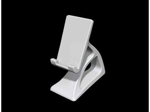 Modern Minimalist Phone Stand STL Ready to Print 3D print model 3D Model