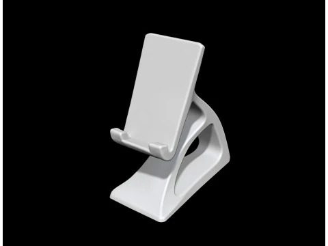 Suporte de telefone minimalista moderno STL pronto para imprimir Modelo de impress&atilde;o 3D Modelo 3D