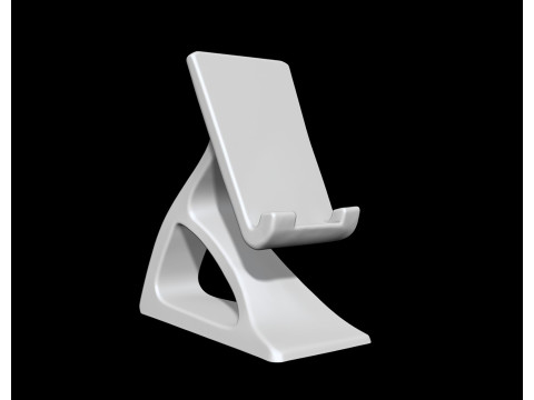 Modern Minimalist Phone Stand STL Ready to Print 3D print model 3D Model