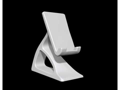 Suporte de telefone minimalista moderno STL pronto para imprimir Modelo de impress&atilde;o 3D Modelo 3D