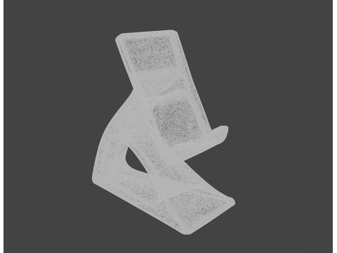 Modern Minimalist Phone Stand STL Ready to Print 3D print model 3D Model