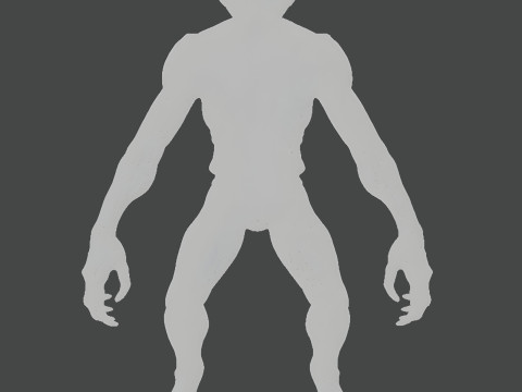Alien Monster STL High-Detail Horror Creature for Resin or FDM 3D print model Modelo 3D