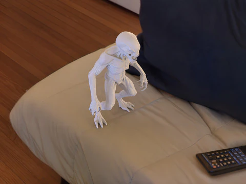 Alien Monster STL High-Detail Horror Creature for Resin or FDM 3D print model 3D Model