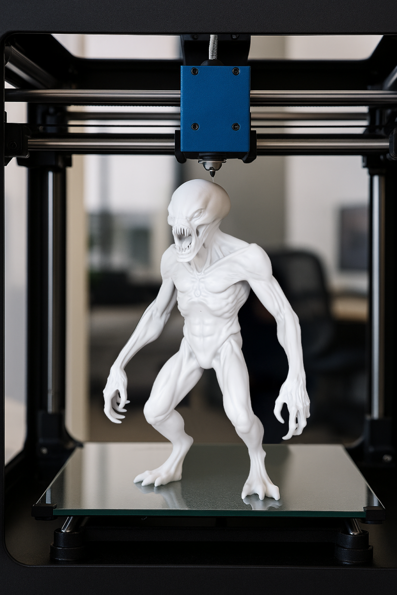 Alien Monster STL High-Detail Horror Creature for Resin or FDM 3D print model Modelo 3D .c4d .max .obj .3ds .fbx .stl .blend