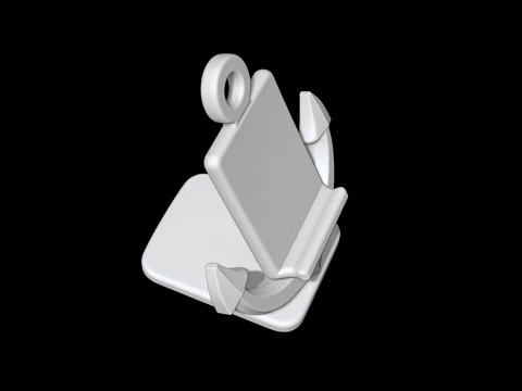 Supporto per telefono con ancoraggio nautico STL pronto per la stampa Modello di stampa 3D Modello 3D