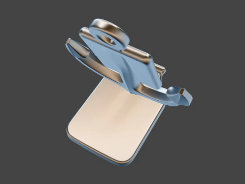 Supporto per telefono con ancoraggio nautico STL pronto per la stampa Modello di stampa 3D Modello 3D