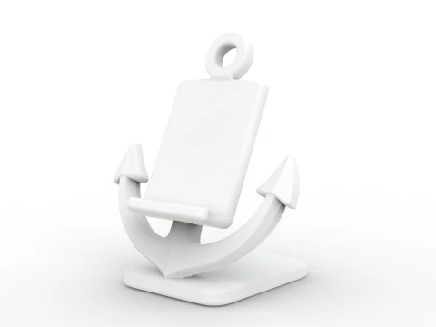 Supporto per telefono con ancoraggio nautico STL pronto per la stampa Modello di stampa 3D Modello 3D