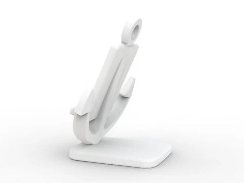 Supporto per telefono con ancoraggio nautico STL pronto per la stampa Modello di stampa 3D Modello 3D