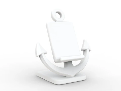 Supporto per telefono con ancoraggio nautico STL pronto per la stampa Modello di stampa 3D Modello 3D