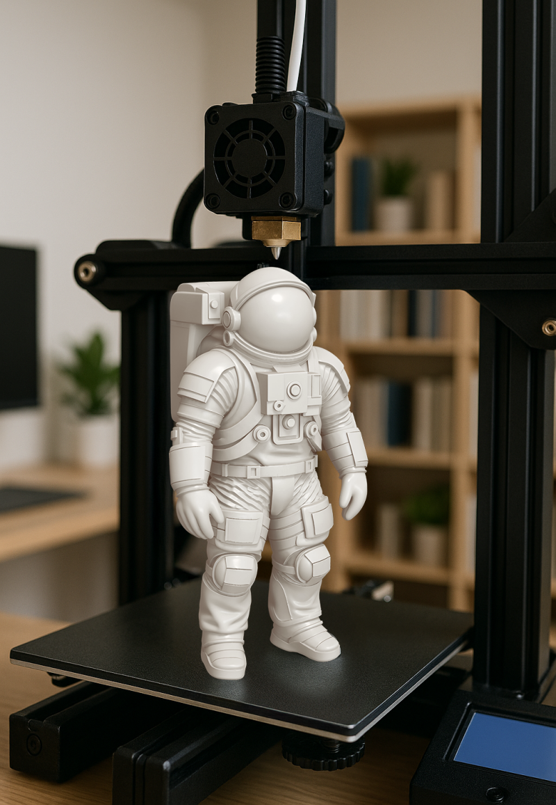 Astronaut STL 3D Printable Space Suit Character Explorer Figure 3D print model 3D Model .c4d .max .obj .3ds .fbx .stl .blend