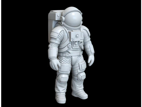 Astronauta STL stampabile 3D tuta spaziale personaggio esploratore figura modello di stampa 3D Modello 3D